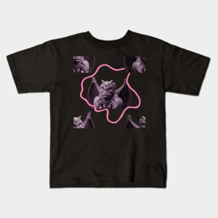 gargoyle pattern Kids T-Shirt